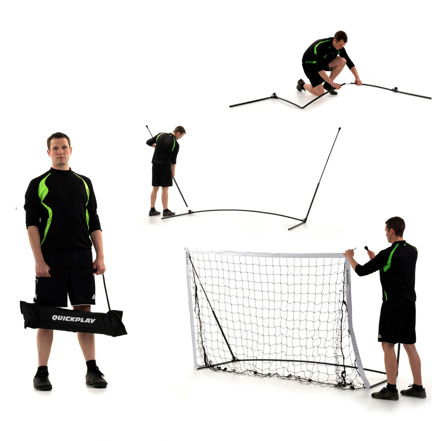 Portería de fútbol portátil KICKSTER 180 x 120 cm