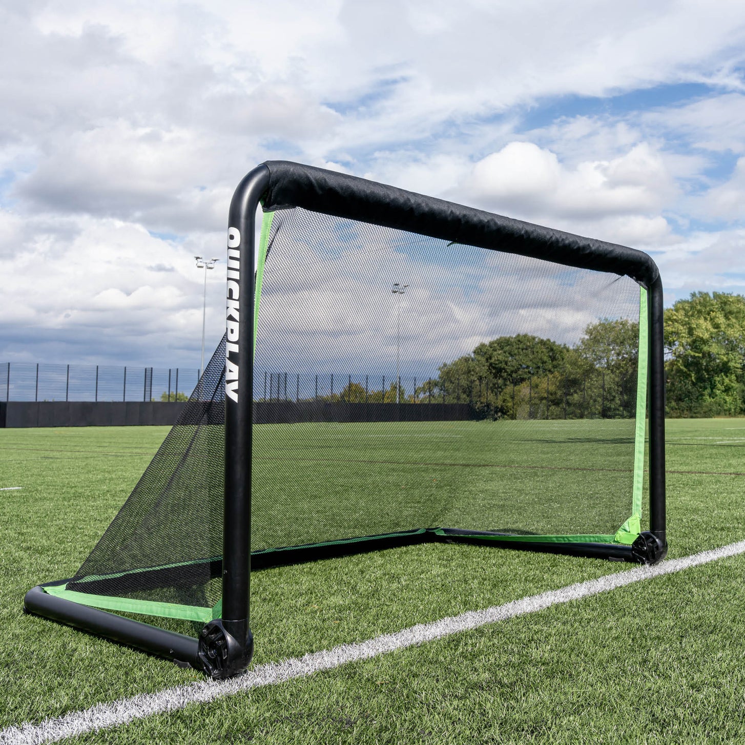 Portería de fútbol plegable de aluminio RHINO 150 x 100 cm